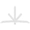 Ekena Millwork Alberta Architectural Grade PVC Gable Bracket, 96"W x 56"H x 2"D x 6"F, 14/12 Pitch GBP096X56X0206ALB00 - alternate 4